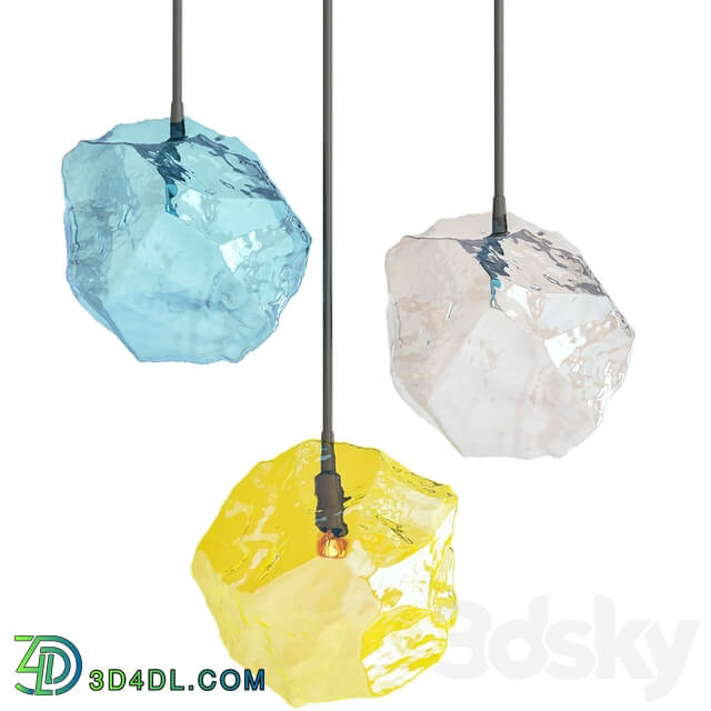 Color Ice Cube Pendant Pendant light 3D Models