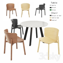 Table Chair Bludot dining set 1 