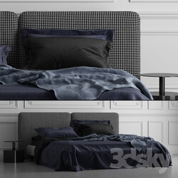 Bed Minotti Tatlin Cover Bed 