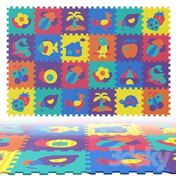 Miscellaneous Children 39 s carpet puzzle. 