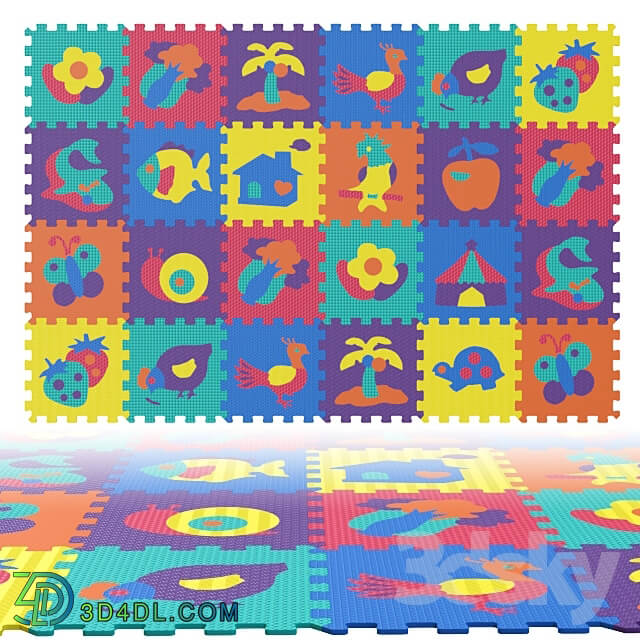 Miscellaneous Children 39 s carpet puzzle.