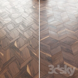 Wood Parquet CP Parquet New Cubo Hexagon Canestro 