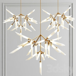 Spur grand chandelier Pendant light 3D Models 