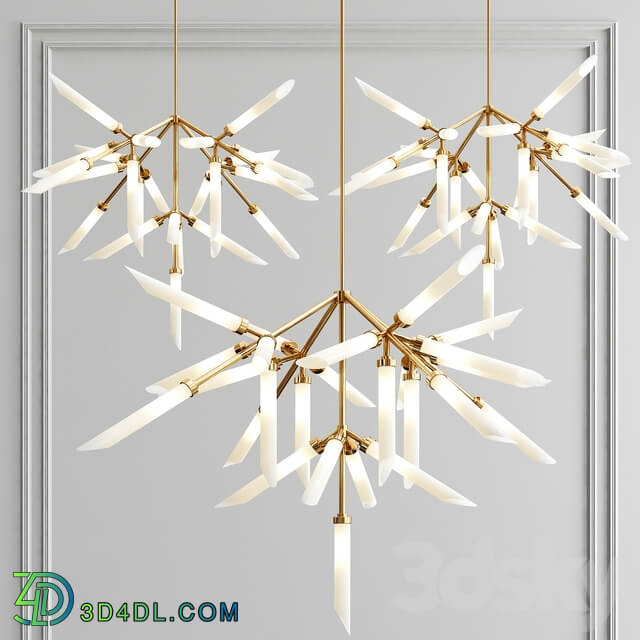 Spur grand chandelier Pendant light 3D Models