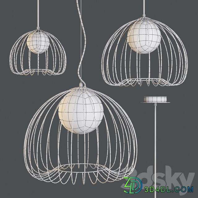 Maytoni Pendant Lamp Polly MOD541 542 543 Pendant light 3D Models