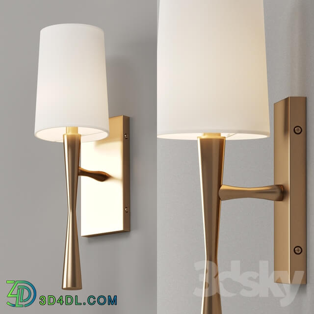 Slim Hourglass Bar Sconce