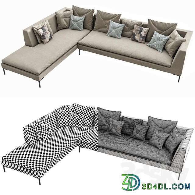 B B Italia Charles Sofa 2