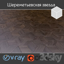 Wood Parquet Sheremetyevo star 1 3 