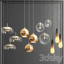 New Collection of Pendant Lights 9 Pendant light 3D Models 