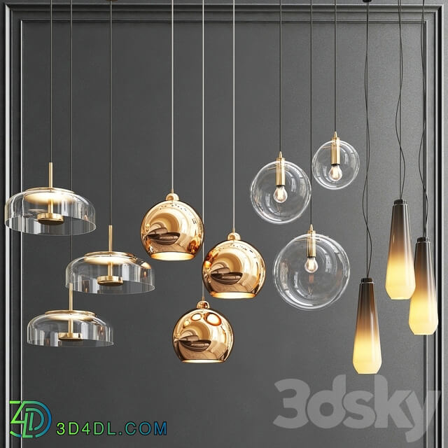 New Collection of Pendant Lights 9 Pendant light 3D Models