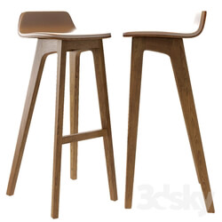 Morph Bar Stool Chair Wood 