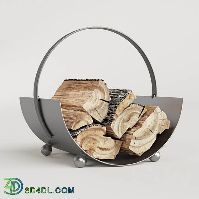 Miscellaneous Burned steel log holder