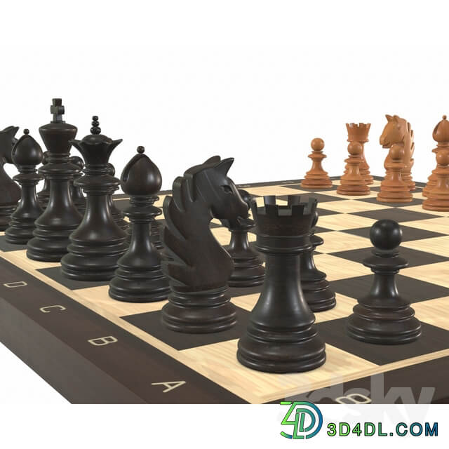 Other decorative objects Chess board game pieces