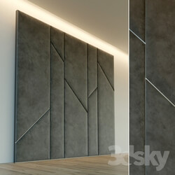 Decorative wall. Soft panel. 63 