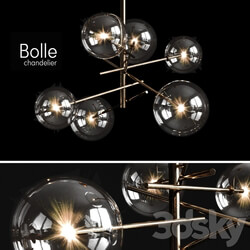 Chandelier Gallotti Radice Bolle 6 lights Pendant light 3D Models 