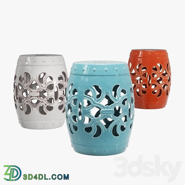 Mercury row donofrio garden stool 3D Models