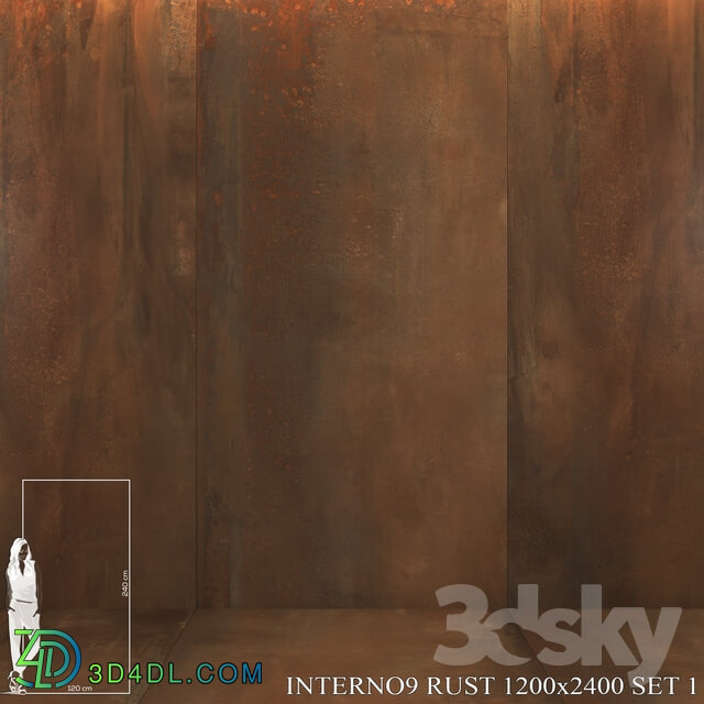 ABK Interno9 Rust 1200x2400 Set 1