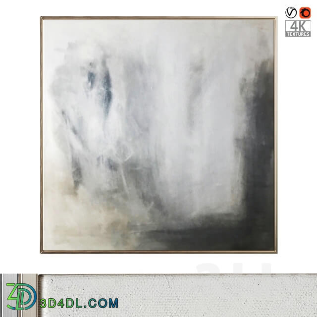 Abstract painting 3D Models