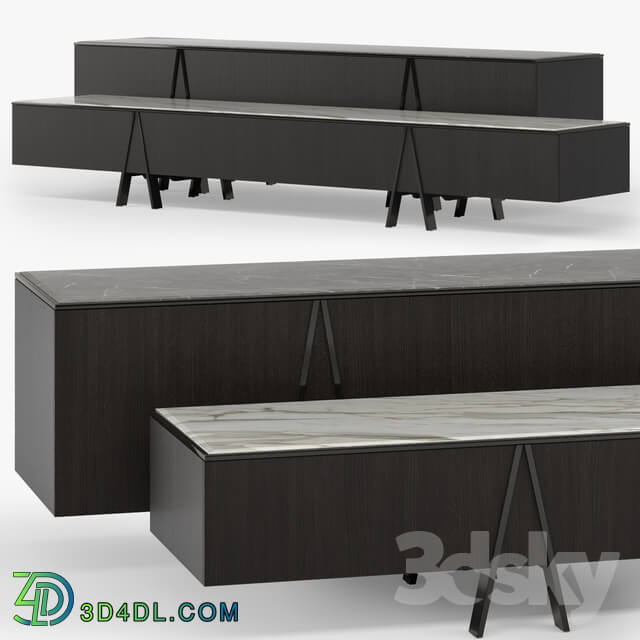 Sideboard Chest of drawer Stand Easel Minotti