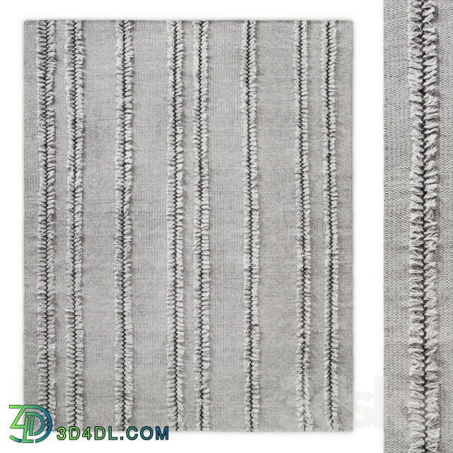 Performance Tassel Stripe Handwoven Flatweave Rug RH