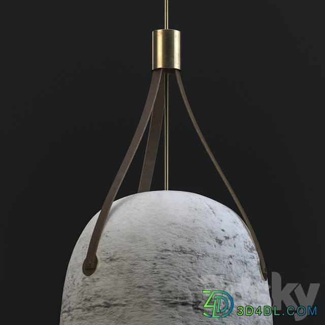 Concrete lamp Pendant light 3D Models