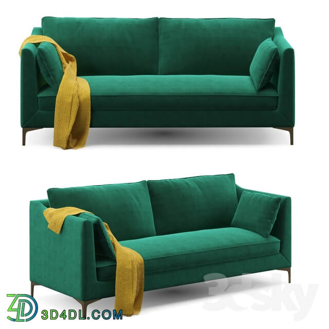 Ashley velvet sofa