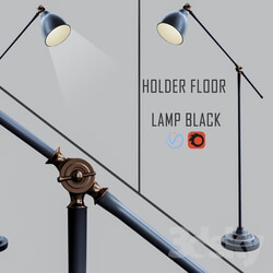 Holder Floor Lamp Black 