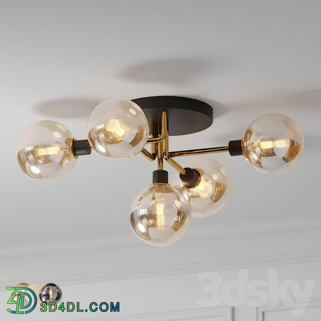 Mid Century Style Ceiling Lamp Ceiling lamp 3D Models