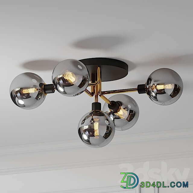 Mid Century Style Ceiling Lamp Ceiling lamp 3D Models