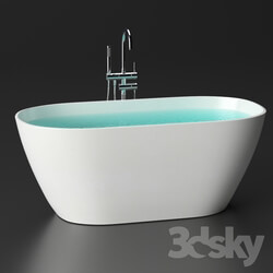 Stone bathtub Holbi Venus Solid Surface Gerhans 