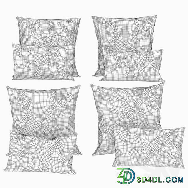 Pillows by Restoration Hardware Velvet Oushak Collection in FogMoss