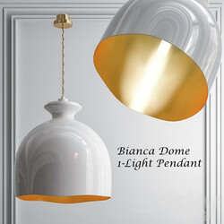 Bianca dome Pendant light 3D Models 