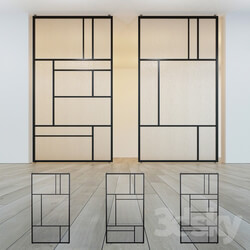 Doors Glass partition door 27 