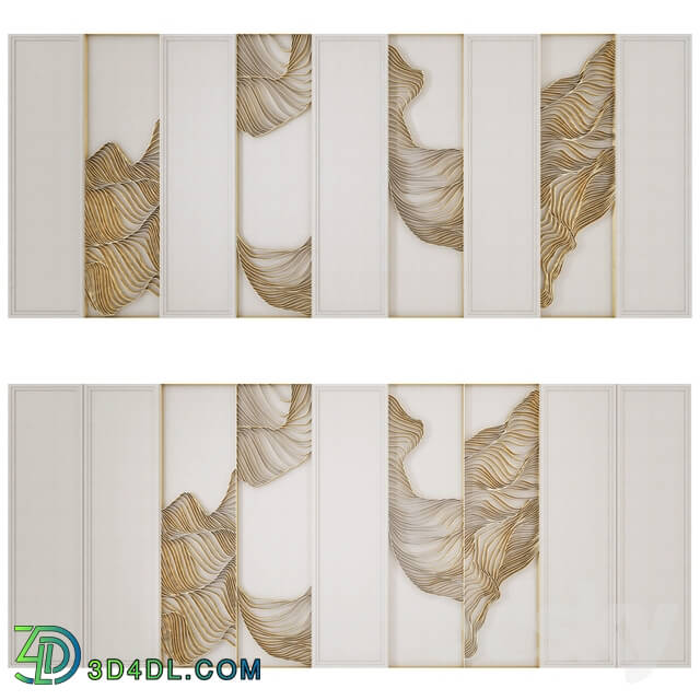 Waves Metal wall panel 13