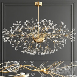 Branching bubble chandelier Pendant light 3D Models 