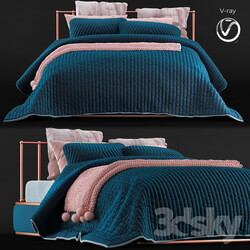 Bed RJL x ADAIRS WINTER Bedroom 