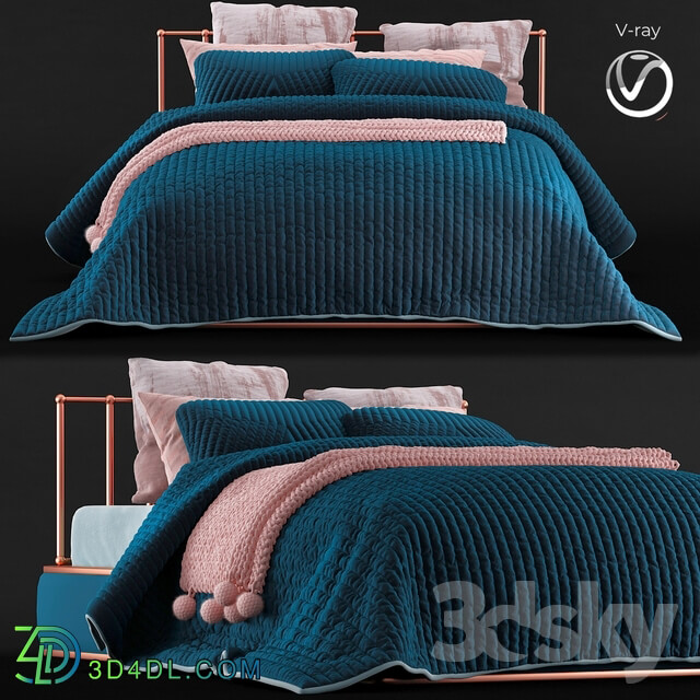 Bed RJL x ADAIRS WINTER Bedroom