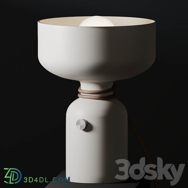 Exclusive Spotlight Volumes C Series Table Lamp By Lukas Peet 3D Models