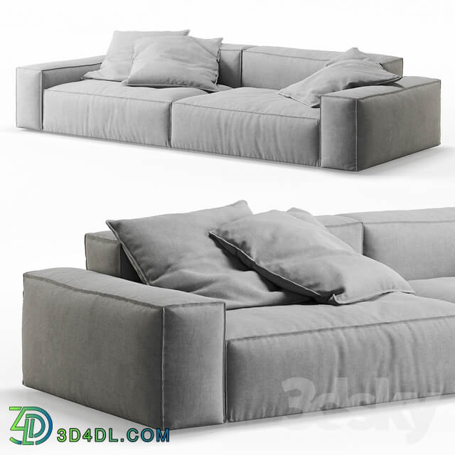 NeoWall 2 Seat Sofa by Living Divani