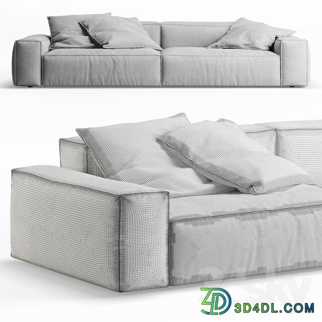 NeoWall 2 Seat Sofa by Living Divani