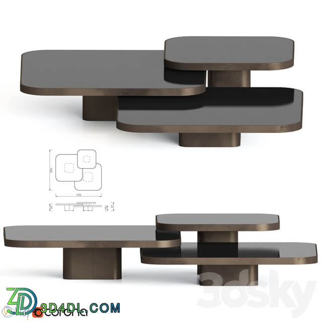 Bow Coffee Tables Classicon