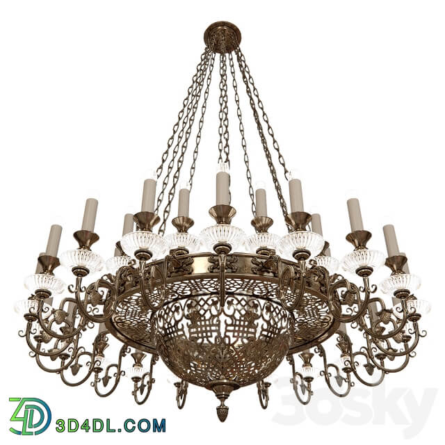 Chandelier church 2953 Pendant light 3D Models