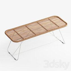 Other Bare bamboo bench 