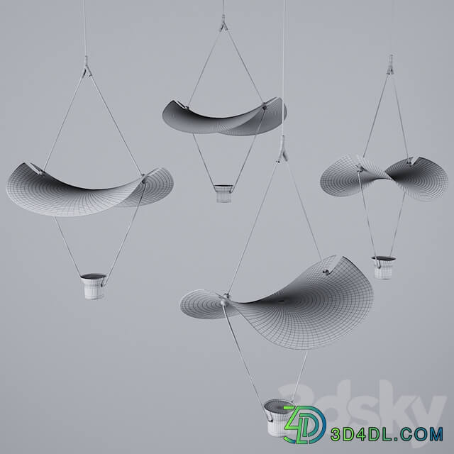 VOLLEE for Masiero Chandelier Pendant light 3D Models