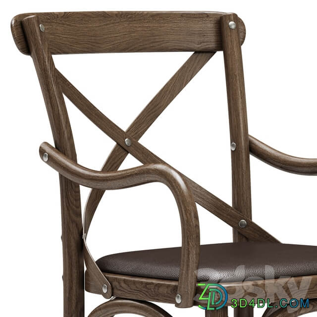 Restoration Hardware Madeleine Leather Armchair