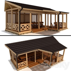 Arbor in a modern style Other 3D Models 