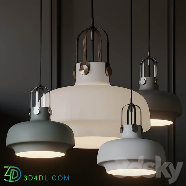 Moleta Munro COPENHAGEN PENDANT LIGHTS 2 Size Pendant light 3D Models