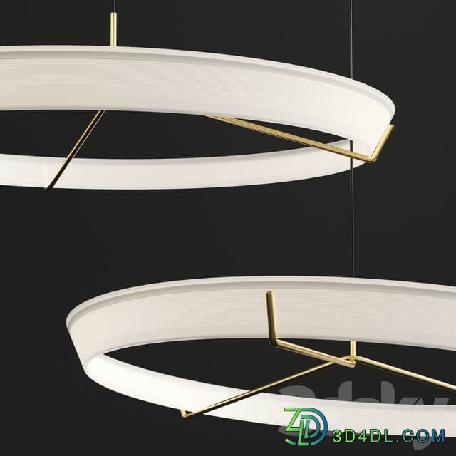 Chandelier Halo Jewel Pendant light 3D Models