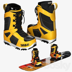 Snowboard Boots Bindings 