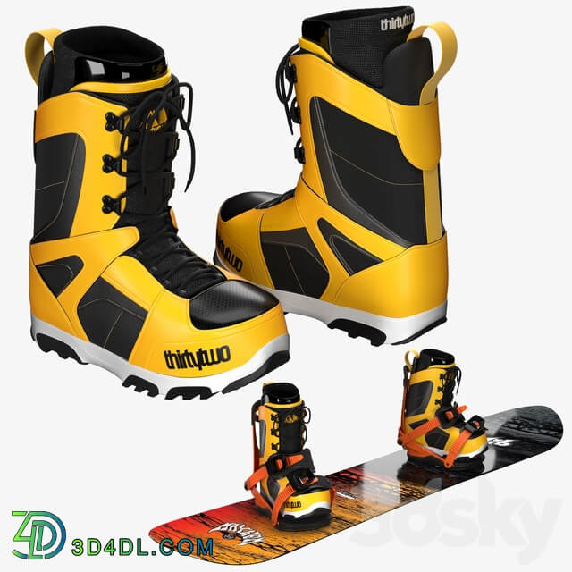 Snowboard Boots Bindings